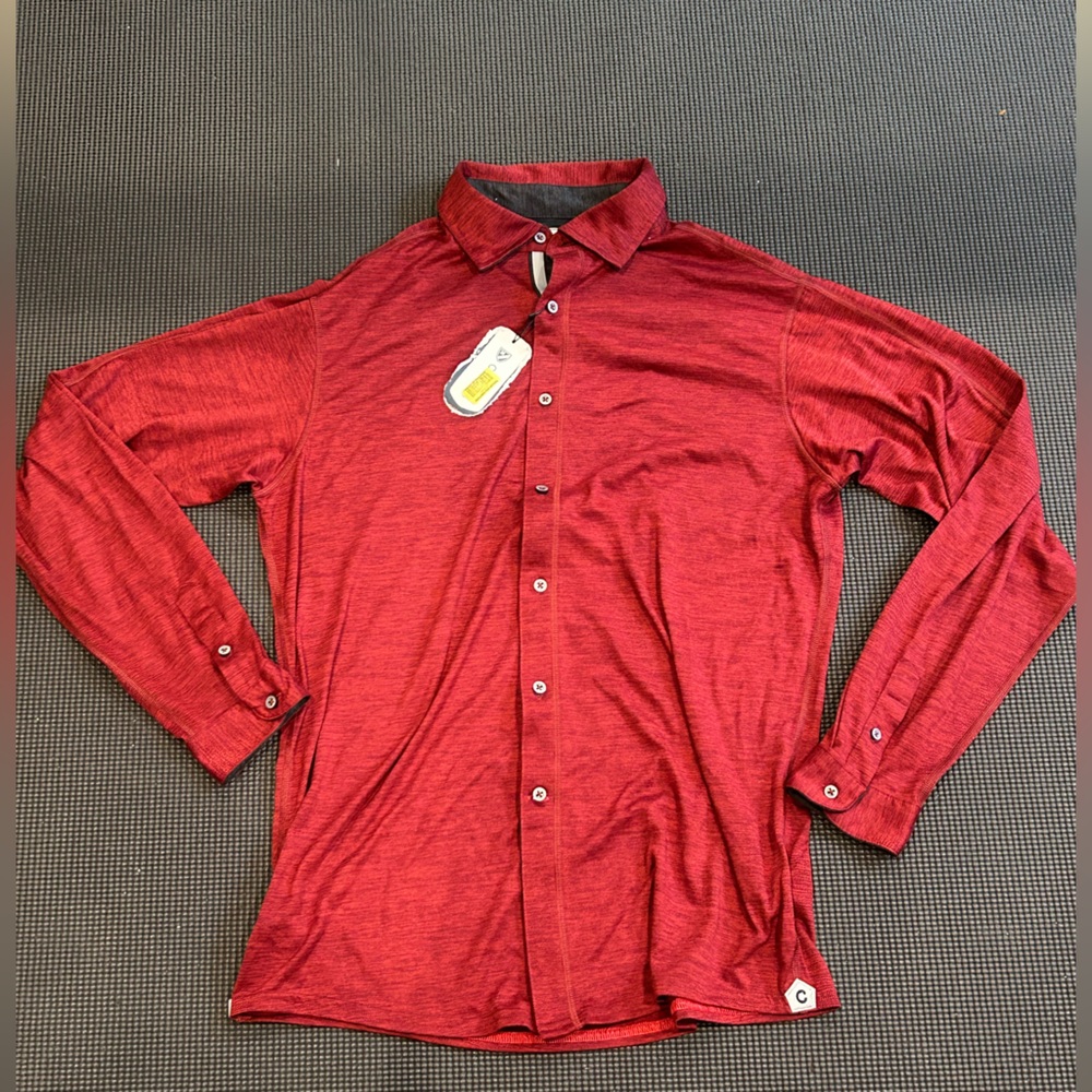 NWT Cremieux Club 38 Casual Button Down shirt sz L